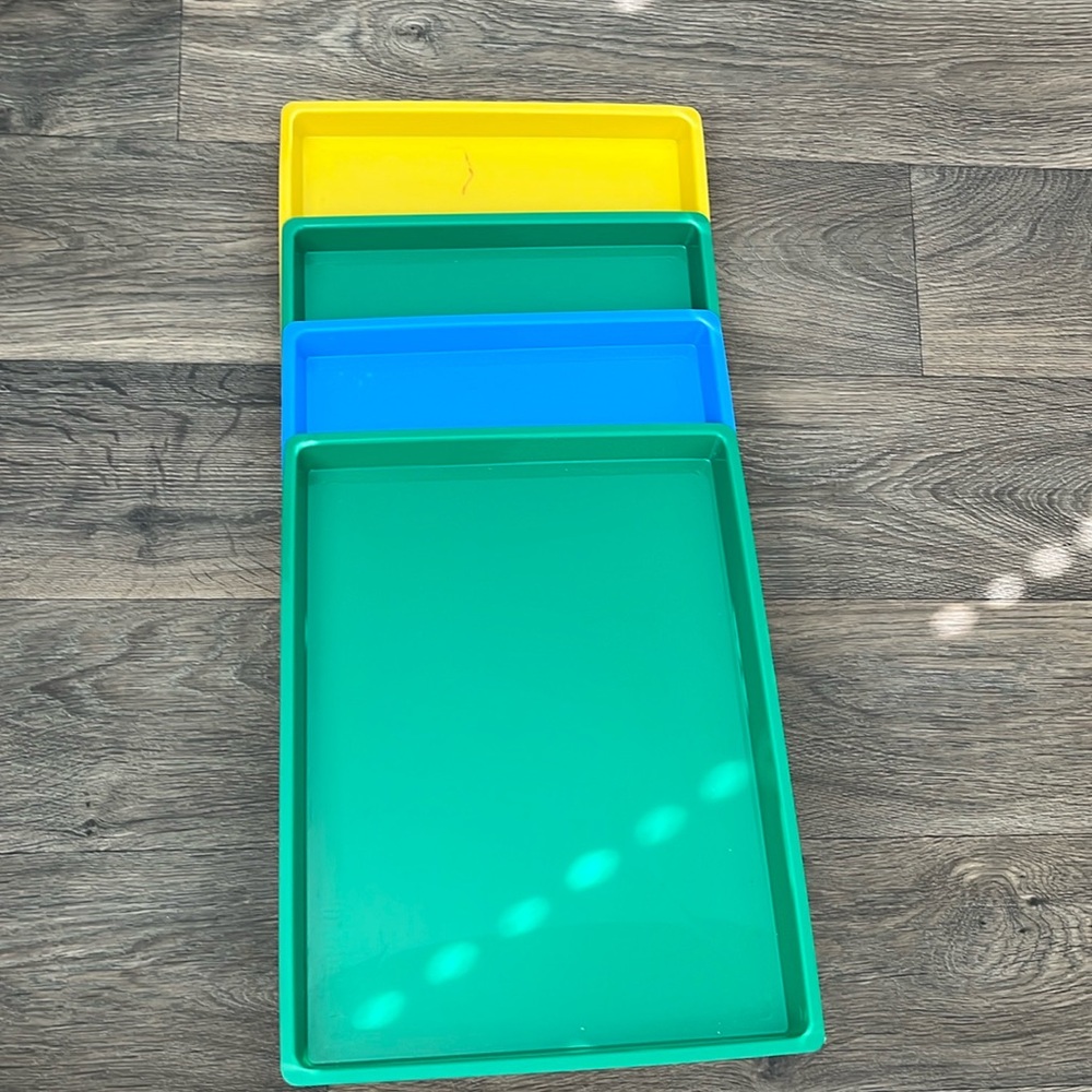 COPY - Colorful Stackable Toy Trays